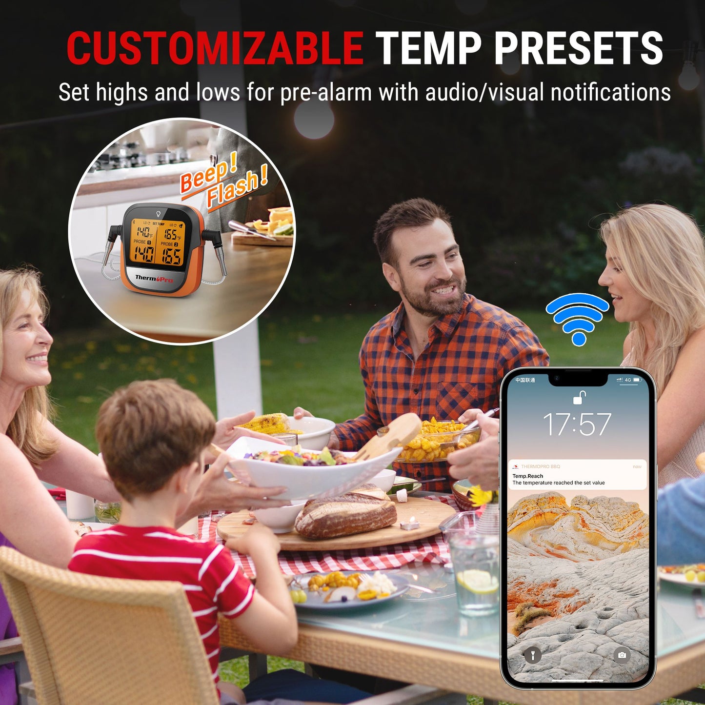 Wireless Meat Thermometer - ThermoPro TP902