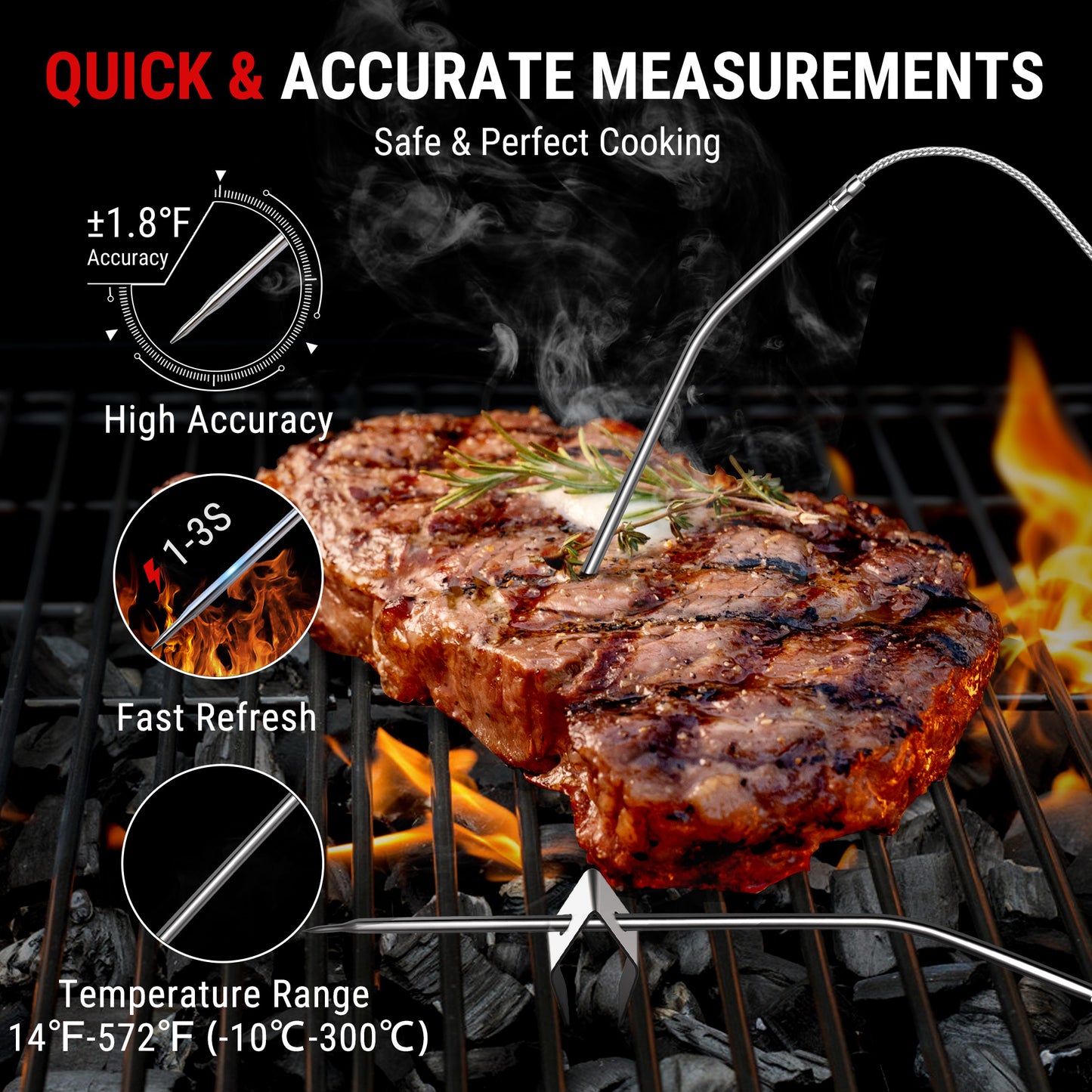 Wireless Meat Thermometer - ThermoPro TP902